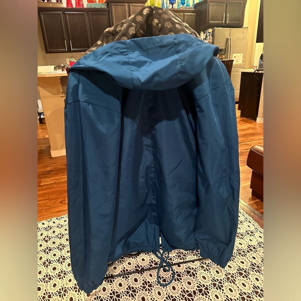 Worth Blue Utility Jacket With Patterned Lining - image 5